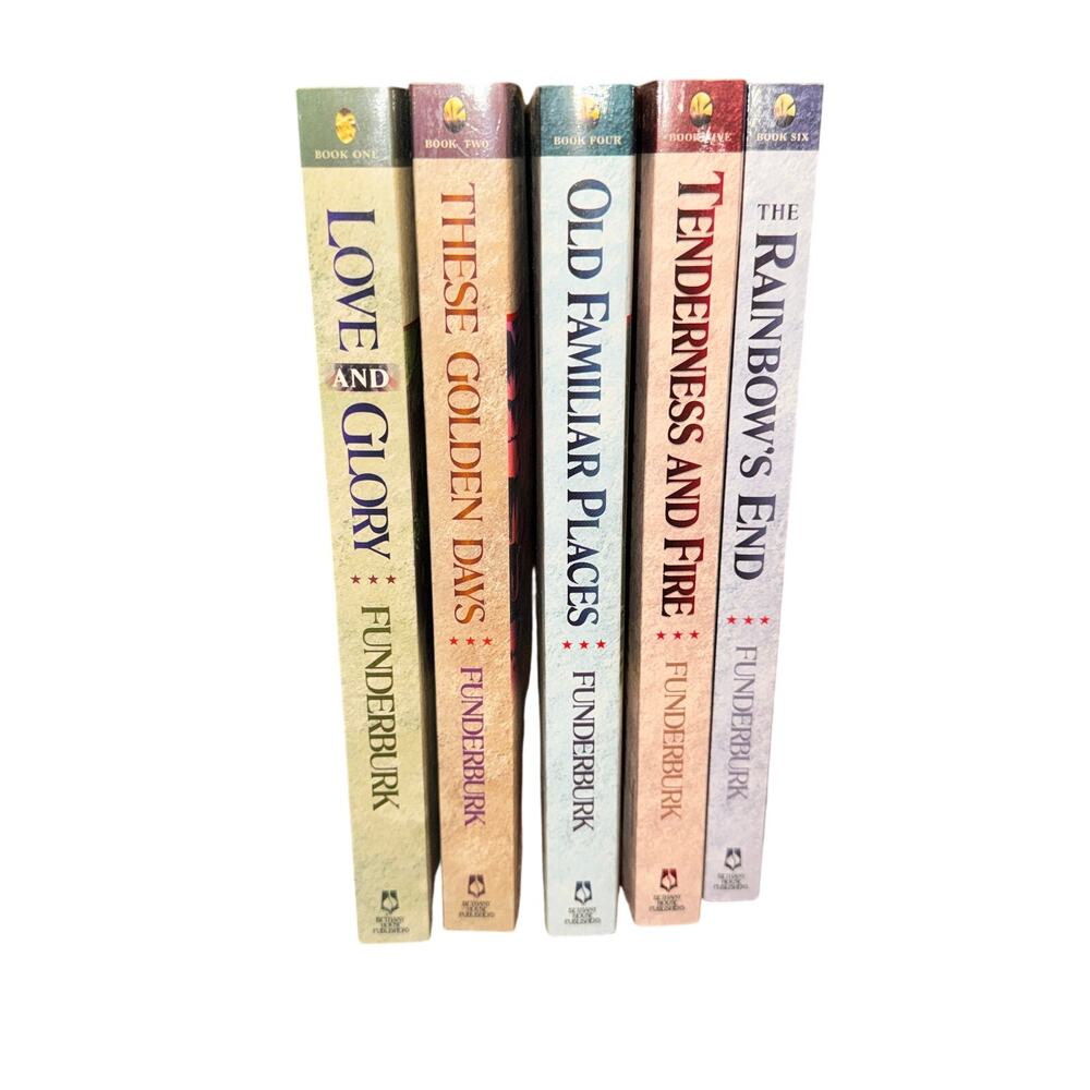 The Innocent Years Books Lot 1, 2, 4, 5, 6 Paperback Robert Funderburk